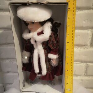 Vintage New in Box Century Collection Genuine Porcelain Doll